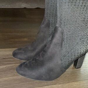 Impo Black Heeled Boots for Women
